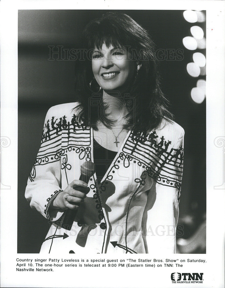 Press Photo country music singer Patty Loveless - Historic Images