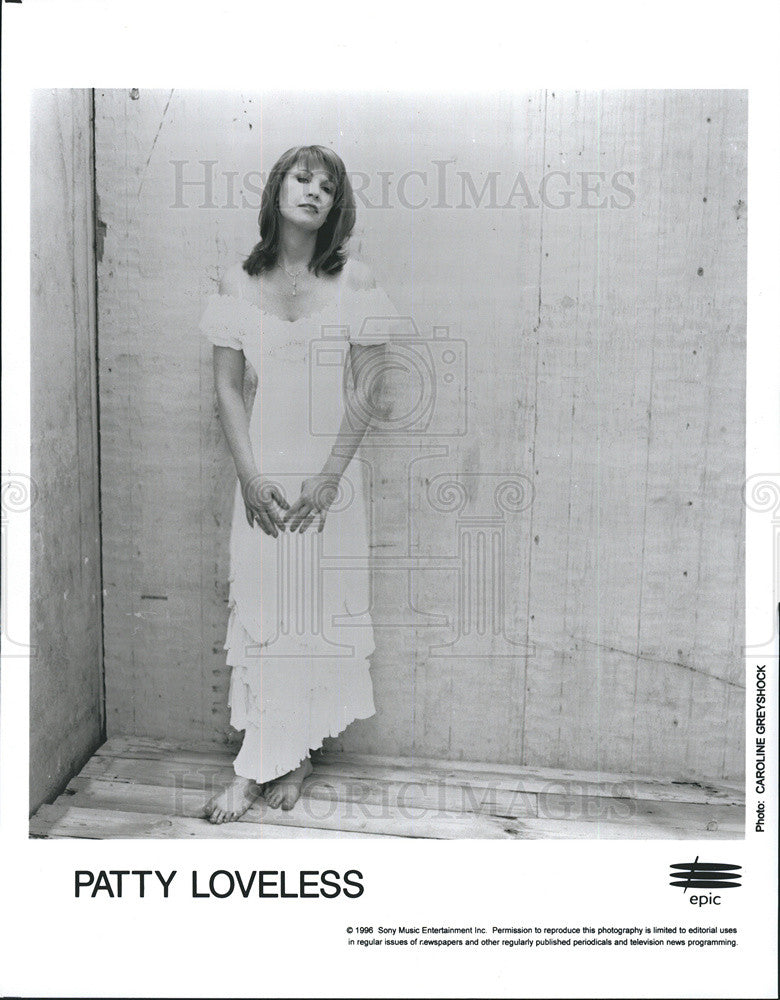 1996 Press Photo country music singer Patty Loveless - Historic Images