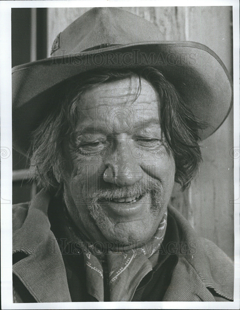 1973 Press Photo Richard Boone As Hec Ramsey On NBC Mystery Movie - Historic Images