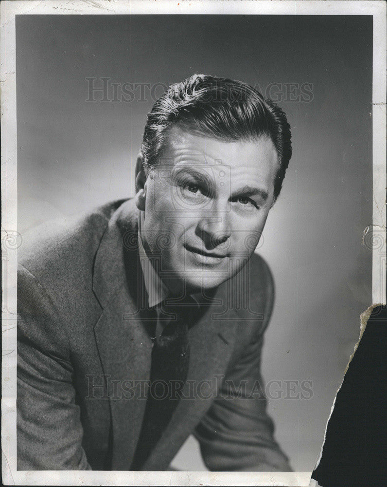 1957 Press Photo Eddie Albert in &quot;A Gun for My Bride&quot; - Historic Images