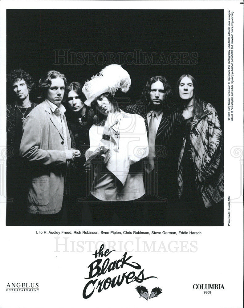 1998 Press Photo Band &quot;The Black Crows&quot; - Historic Images