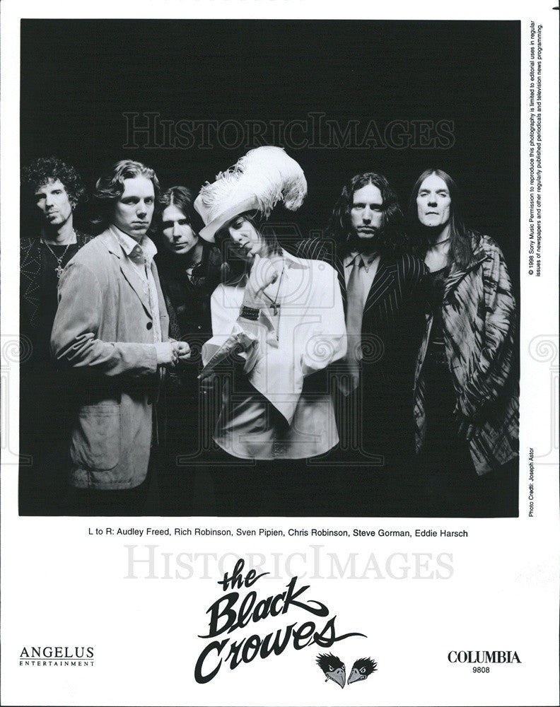 1989 Press Photo The Black Crows - Historic Images