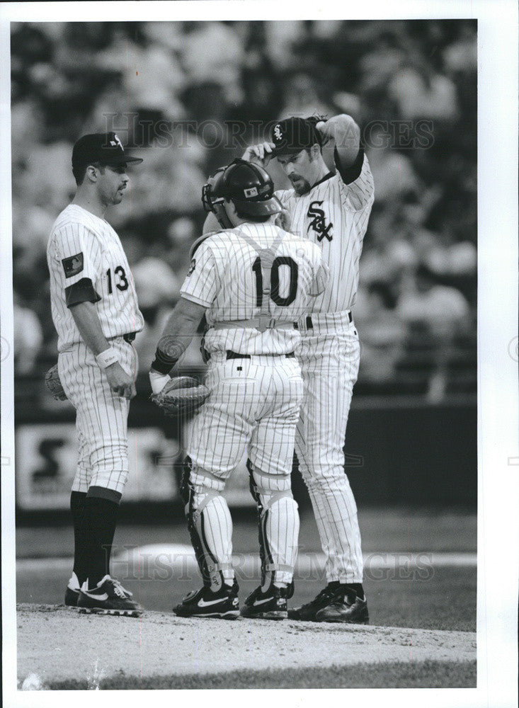 1994 Press Photo Chicago White Sox vs Texas Rangers - Historic Images