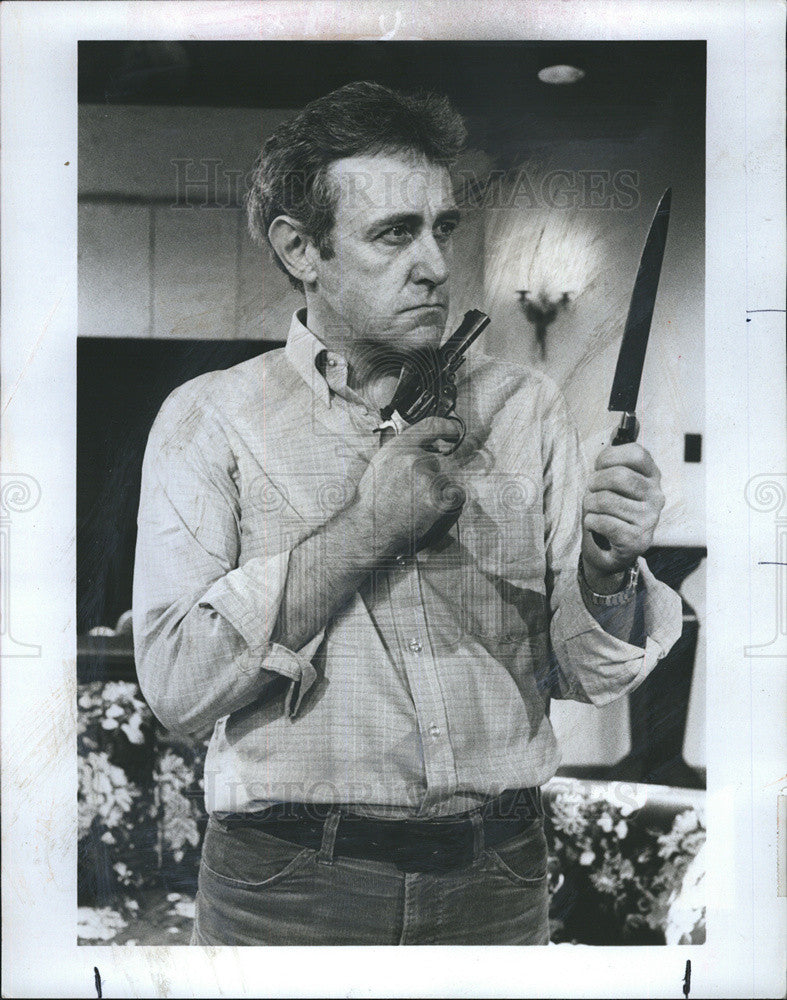 1984 Press Photo John Mahoney in &quot;Stage Struck&quot; - Historic Images