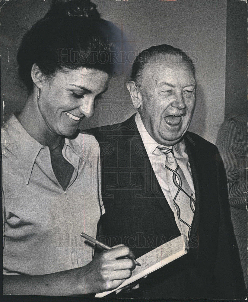 1973 Press Photo Thomas Keane Interviewed By Reporters After Day in Court - Historic Images