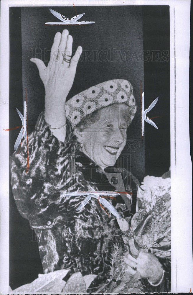 1962 Press Photo Duchess Viktoria Luise Does Charity Work At 70 In Hanover - Historic Images