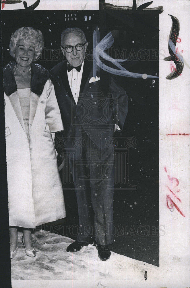 1959 Press Photo of Mr. and Mrs. A. H. Gershenson, Detroit socialites - Historic Images