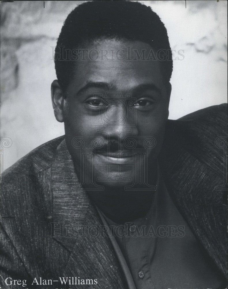 1994 Press Photo COPY Of Greg Alan-Williams Looking Smug - Historic Images