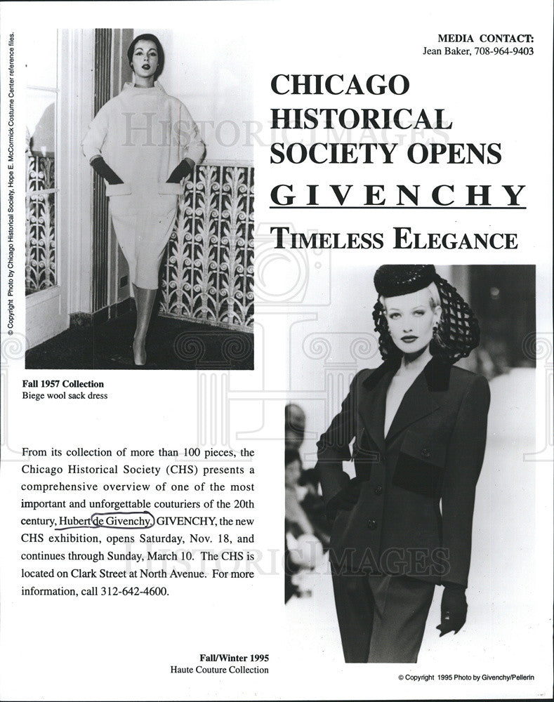1990 Press Photo fashion Hubert De Givenchy 100 pieces of Fashion Haute Couture - Historic Images