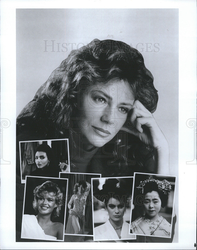 1986 Press Photo Jacqueline Bisset in "Women of Intrigue." - Historic Images