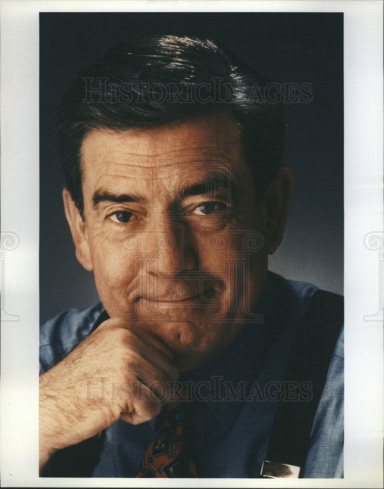 1997 Press Photo Dan Rather - Historic Images