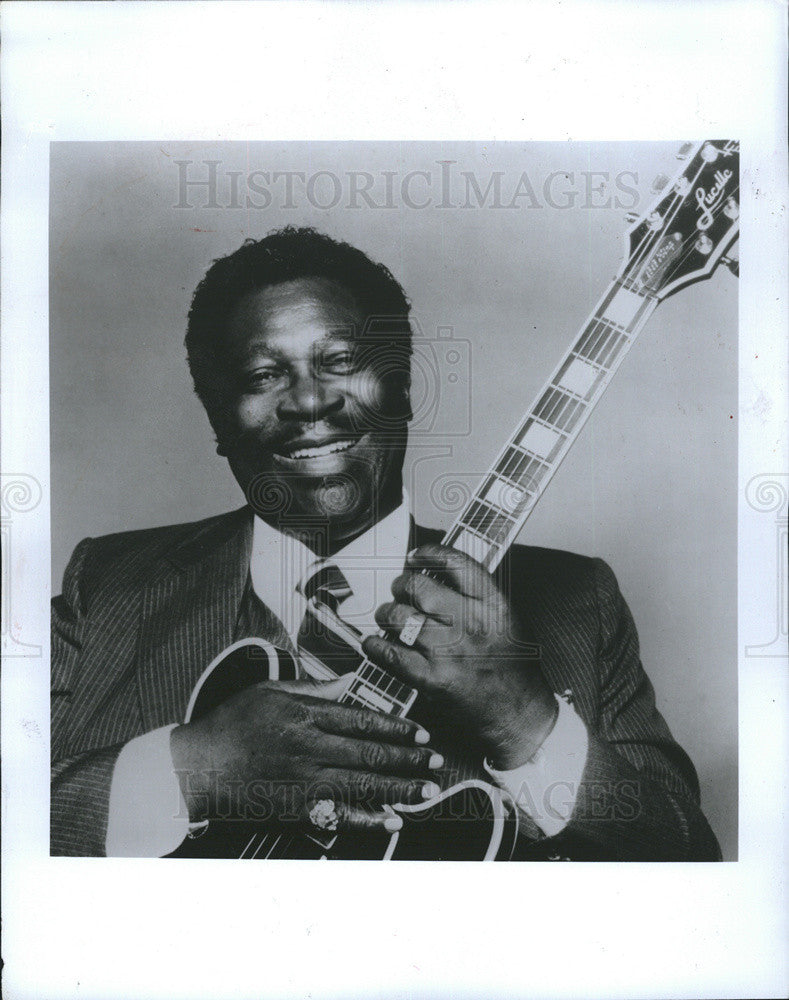 1995 Press Photo BB King - Historic Images