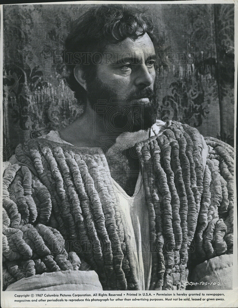 1967 Press Photo Richard Burton. - Historic Images