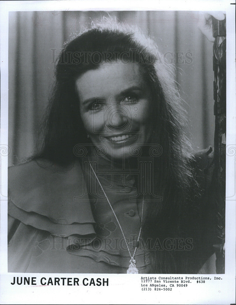 1993 Press Photo June Carter Cash - Historic Images