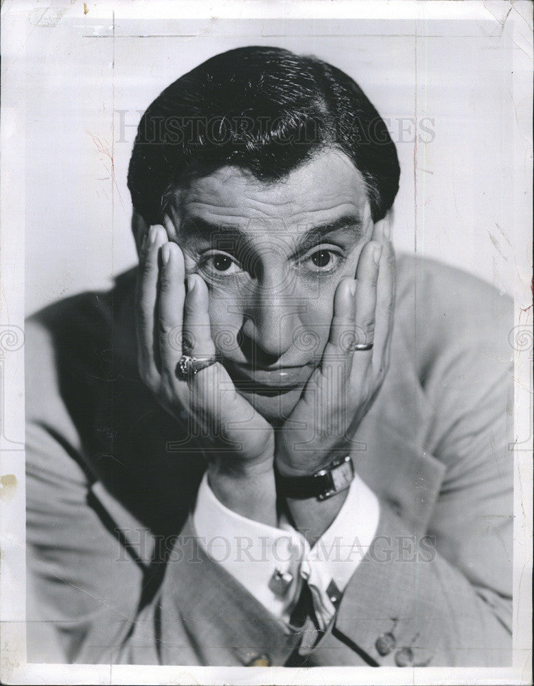 1961 Press Photo Danny Thomas &quot;The Woman Behind&quot; - Historic Images