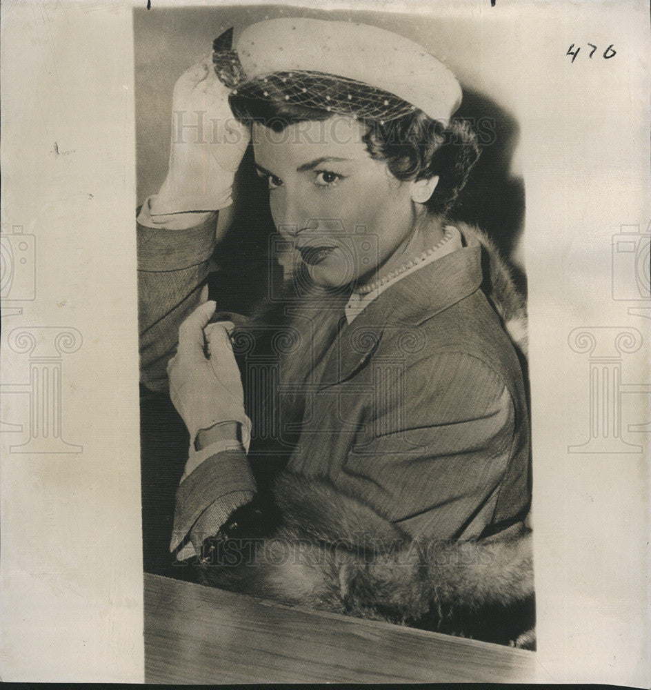 1950 Press Photo Actress Janet Blair - Historic Images