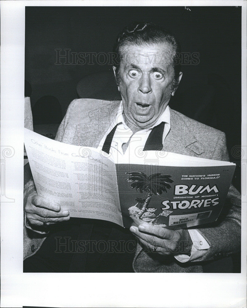 1979 Press Photo Comedian Morey Amsterdam - Historic Images