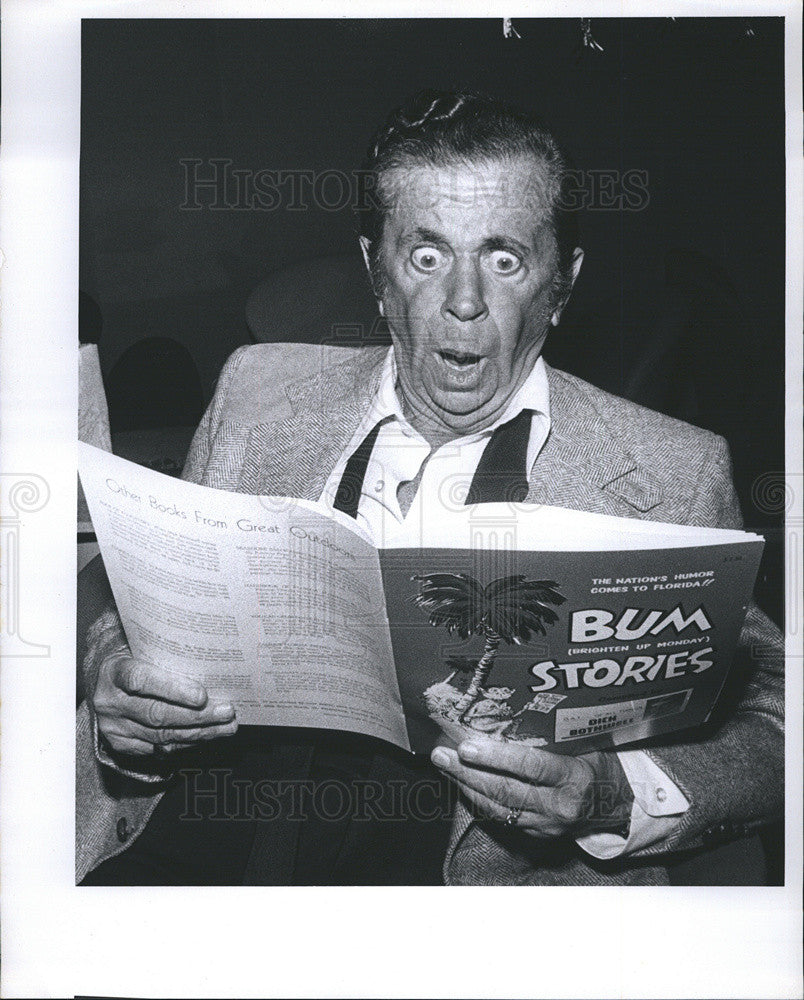 1979 Press Photo Comedian Morey Amsterdam - Historic Images