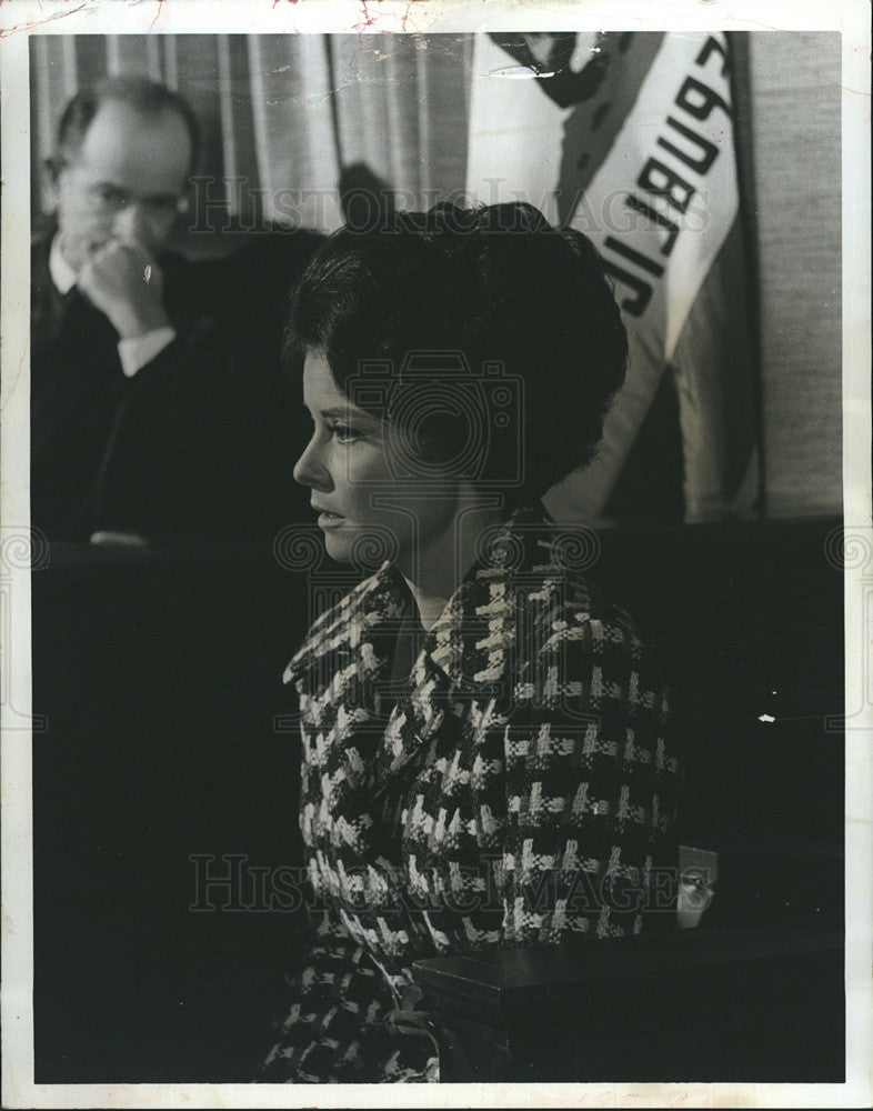 1969 Press Photo Actress Mary Brokaw stars in&quot;the D.A.;Murder One&quot; - Historic Images