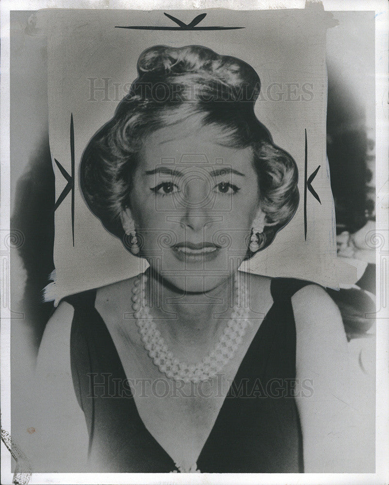 1962 Press Photo Mrs Charles H Gershenson Wife of Detroit Industrialist - Historic Images