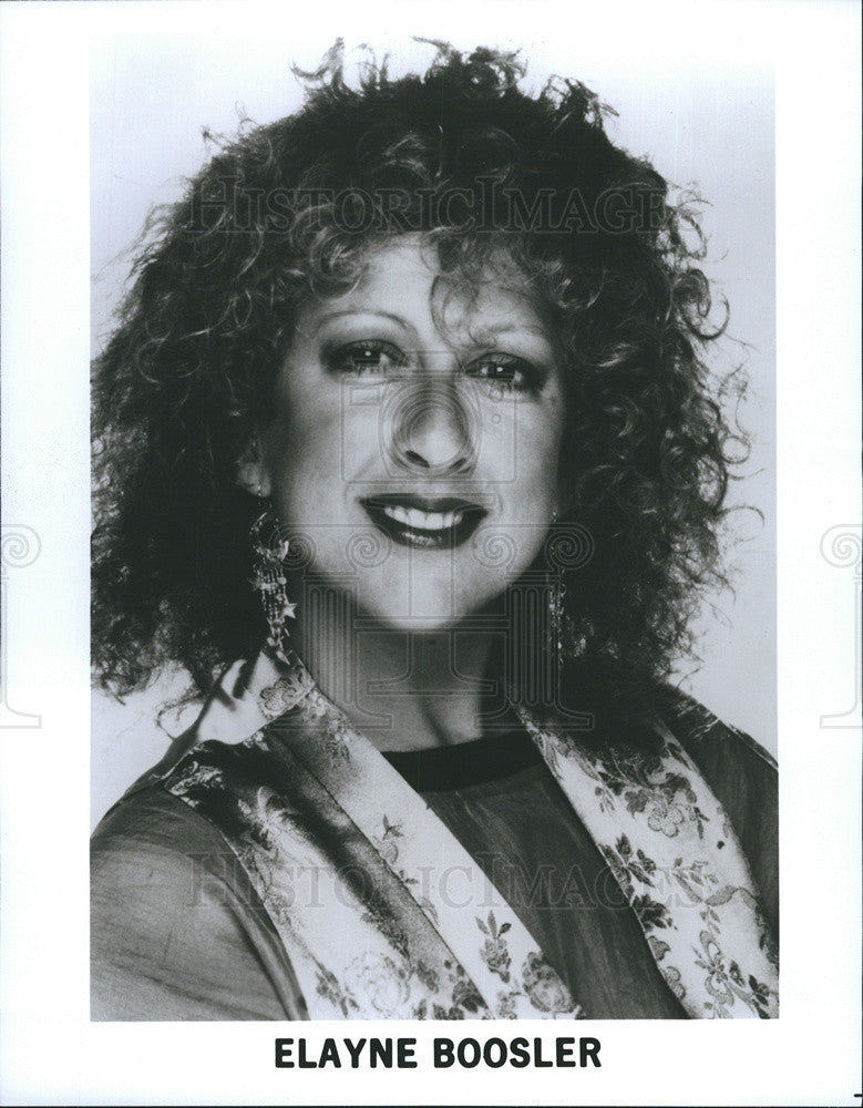 1992 Press Photo Actress Comedienne Elayne Boosler - Historic Images