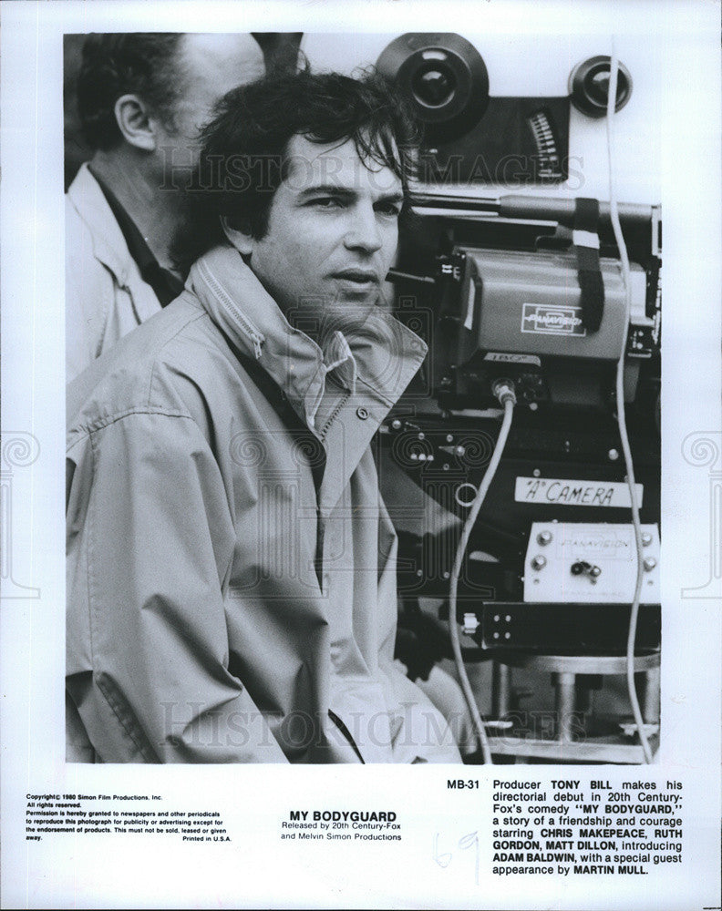 1980 Press Photo Tony Bill Directing &quot;My Bodyguard&quot; - Historic Images