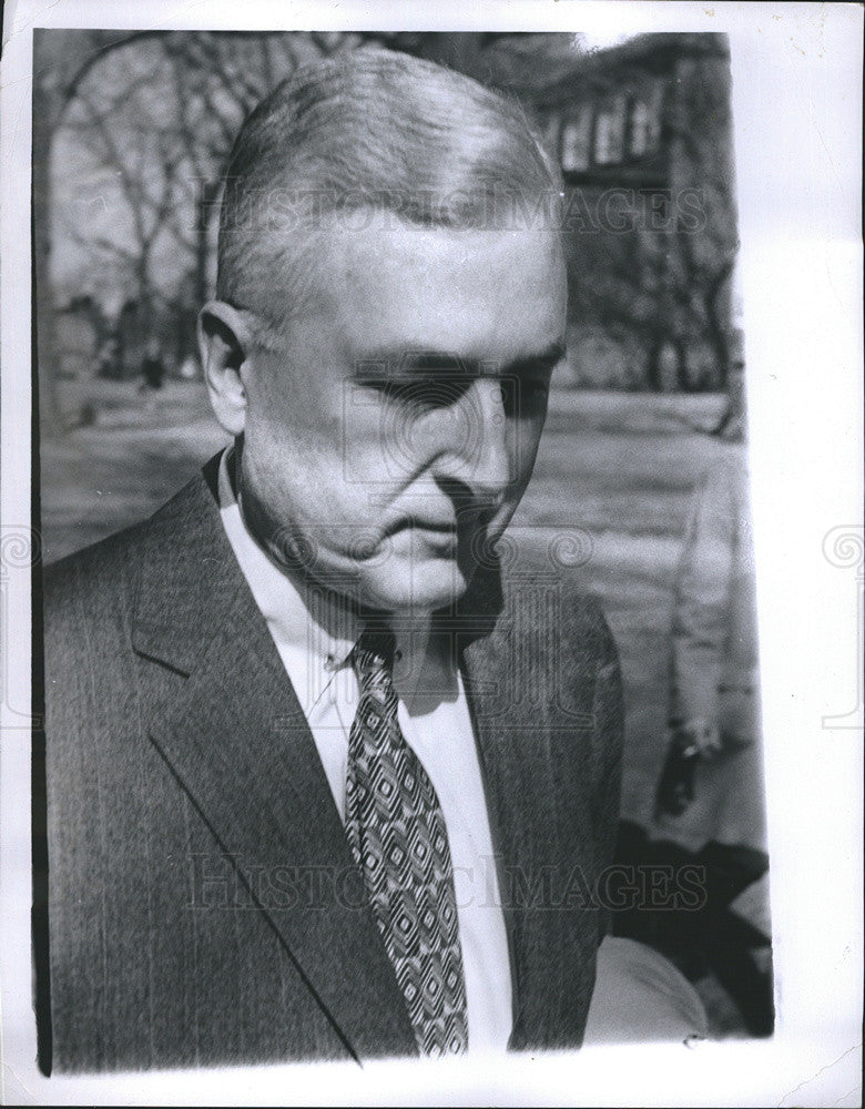 1969 Press Photo President Nathan Pusey of Harvard - Historic Images