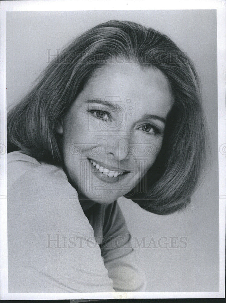 1981 Press Photo Actress Julie Adams &quot;Code Red&quot; ABC TV Drama Series Star Beauty - Historic Images