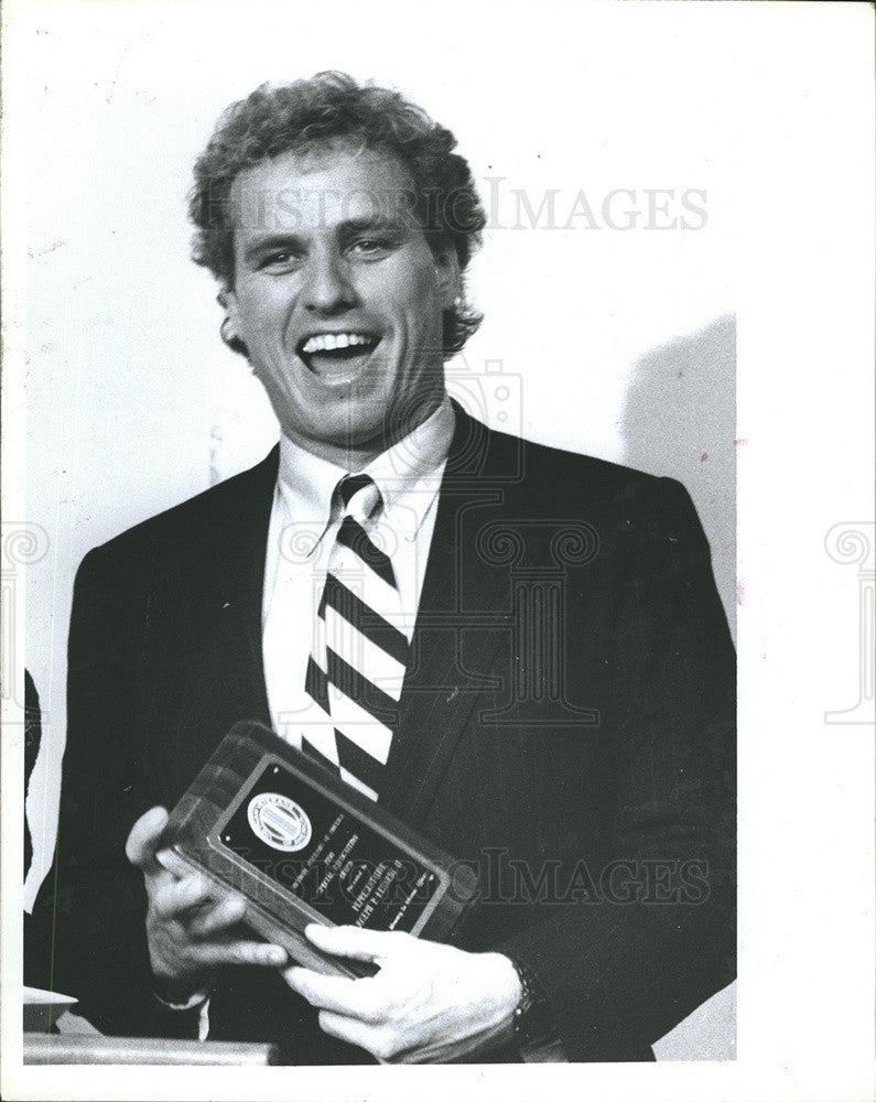 1990 Press Photo Joe Kennedy, Vietnam Veterans Homeless Shelter - Historic Images