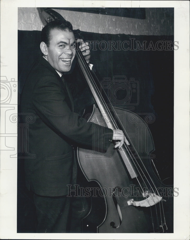 1962 Connie Milano Bassist Musician - Historic Images