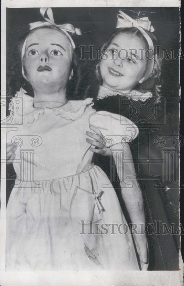 1950 Life size doll Laura Lee Michel ACtress - Historic Images
