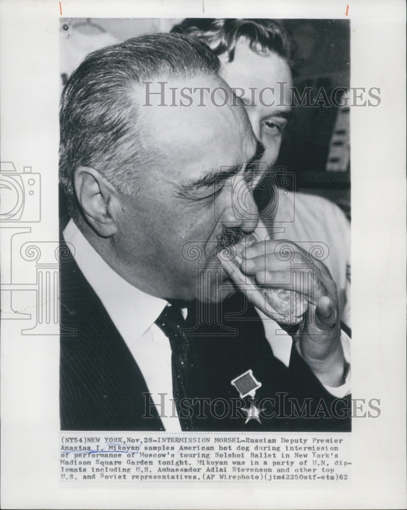 1962 Russian Deputy Premier Anastas I. Mikoyan - Historic Images