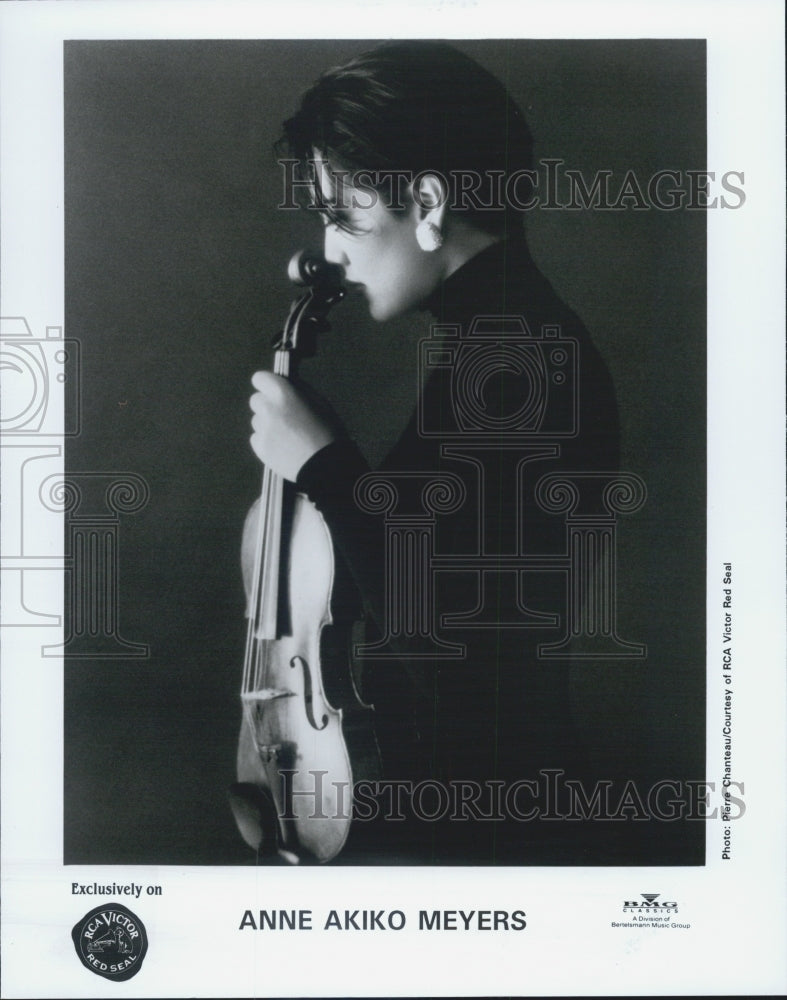 1993 Press Photo Concert Violinist Anne Akiko Meyers - Historic Images