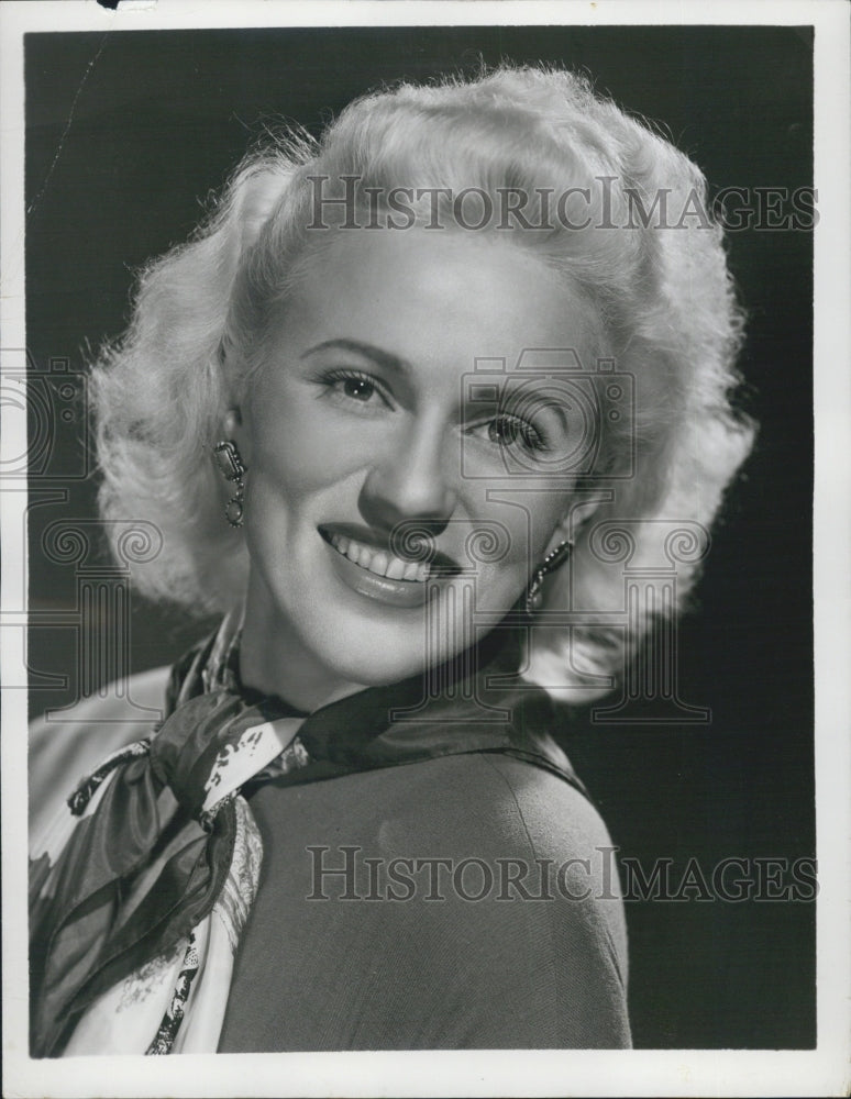 1950 Jan Miner Actress Hilltop House - Historic Images