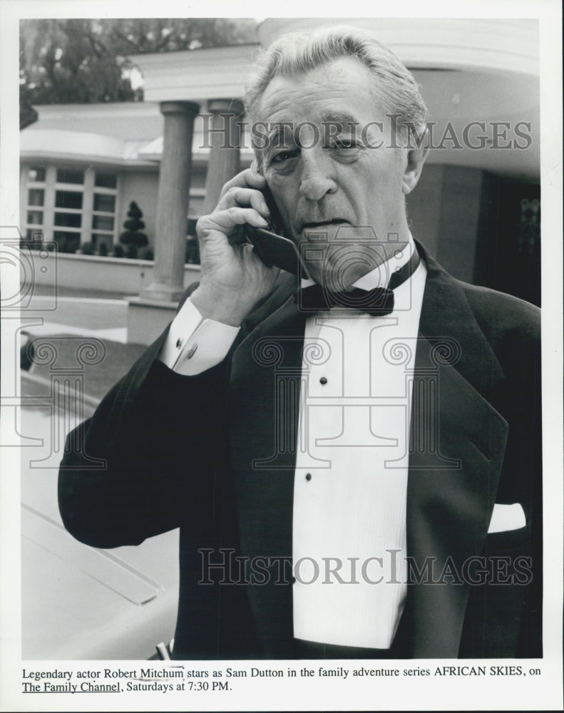 Press Photo Actor Robert Mitchum African Skies - Historic Images