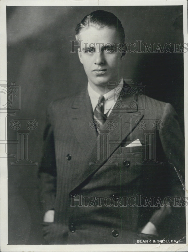 1931 Elliott Roosevelt son of governor wedding announcement - Historic Images