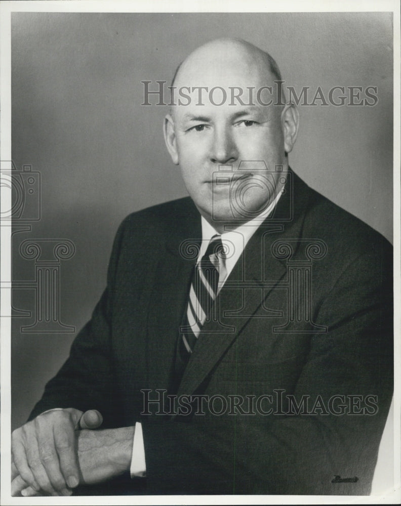 Press Photo Henry F. Rood President Lincoln National Insurance Company - Historic Images