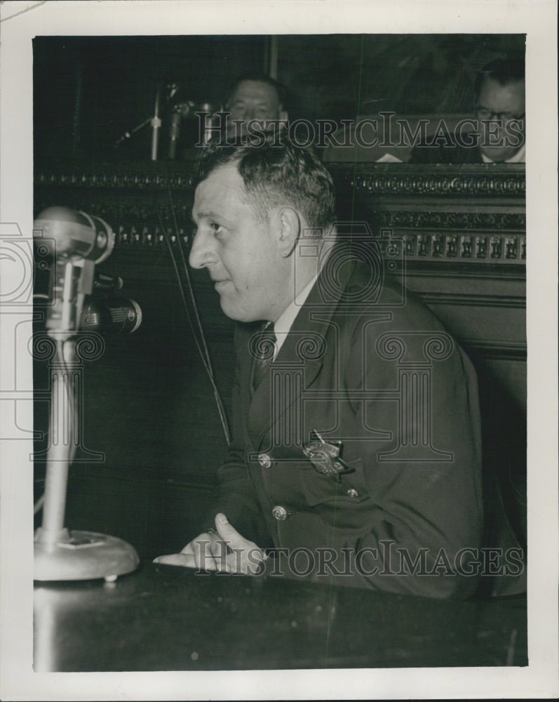 1957 Officer William Randick in Moretti Case - Historic Images