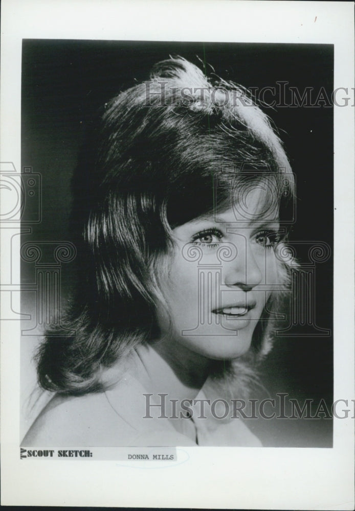 Press Photo Actress Donna Mills - Historic Images