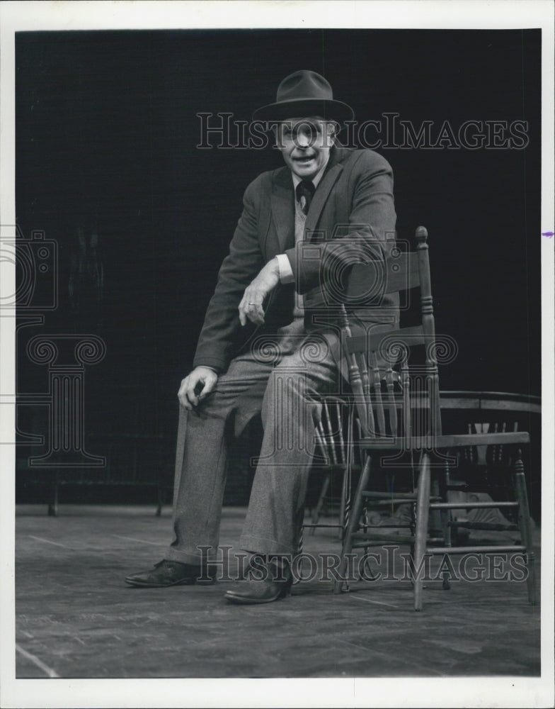 1975 Actor Tony Mockus In Goodman Theater Center Production Our Town - Historic Images