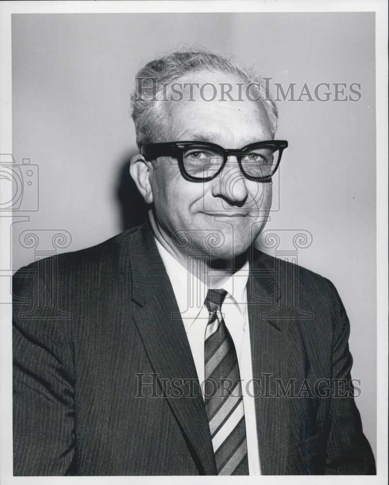 Press Photo Curtiss Candy Company President Charles Lipps Portrait - Historic Images