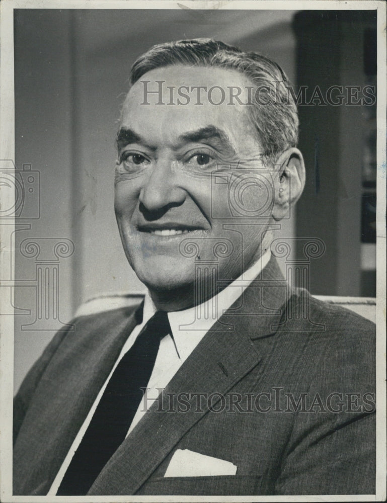 1968 Walter Lippmann Tv CBS Reports Journalist - Historic Images