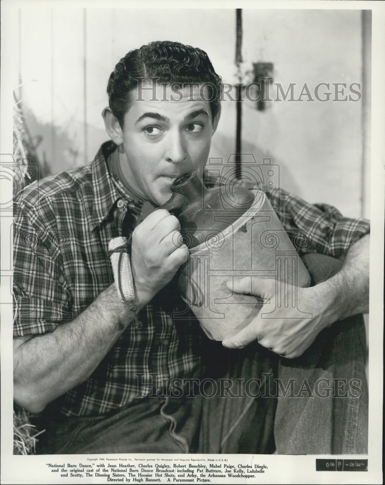 1944 Charles Quigley The National Barn dance actor - Historic Images