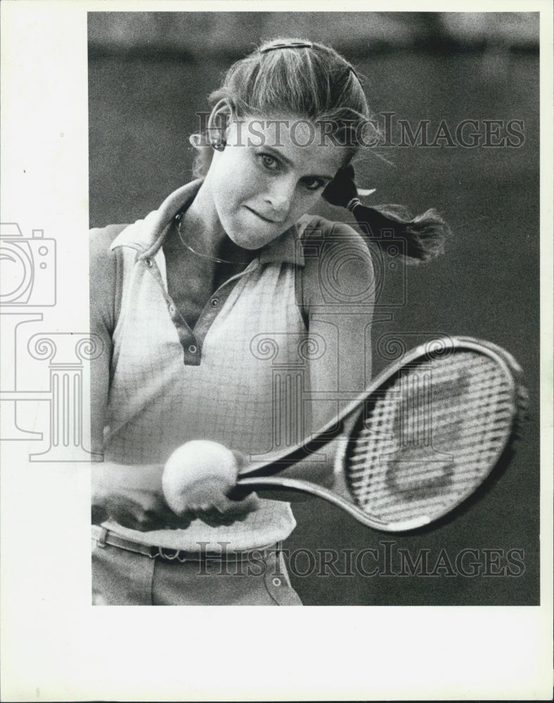 1983 Press Photo Tennis Player - Historic Images