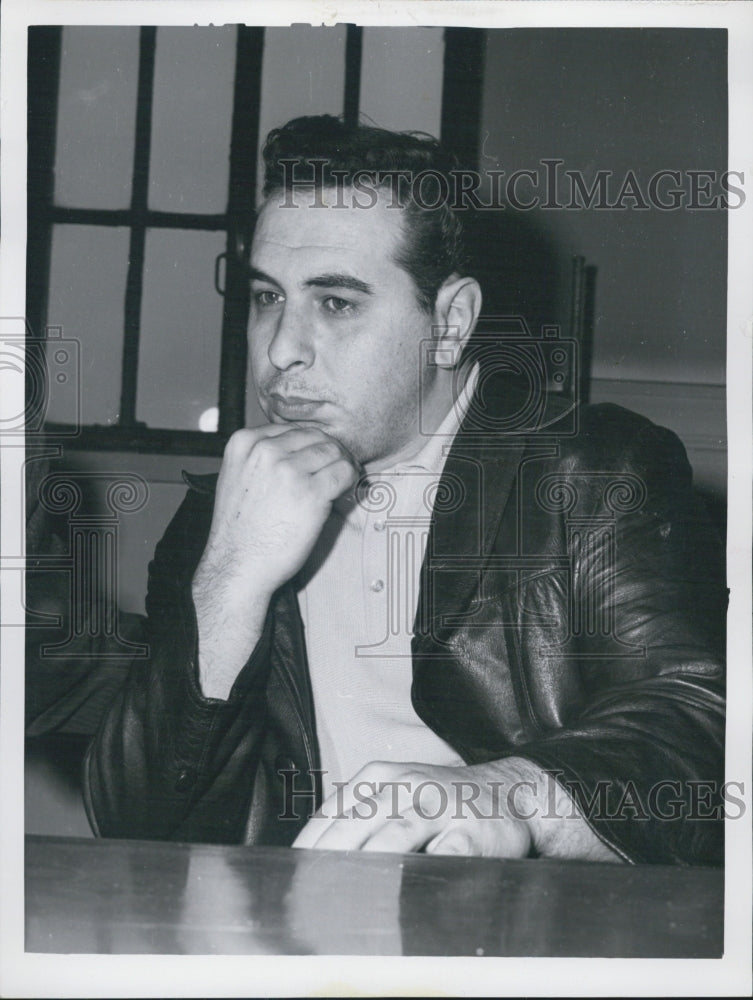Press Photo Eugene Yocca in court. - Historic Images