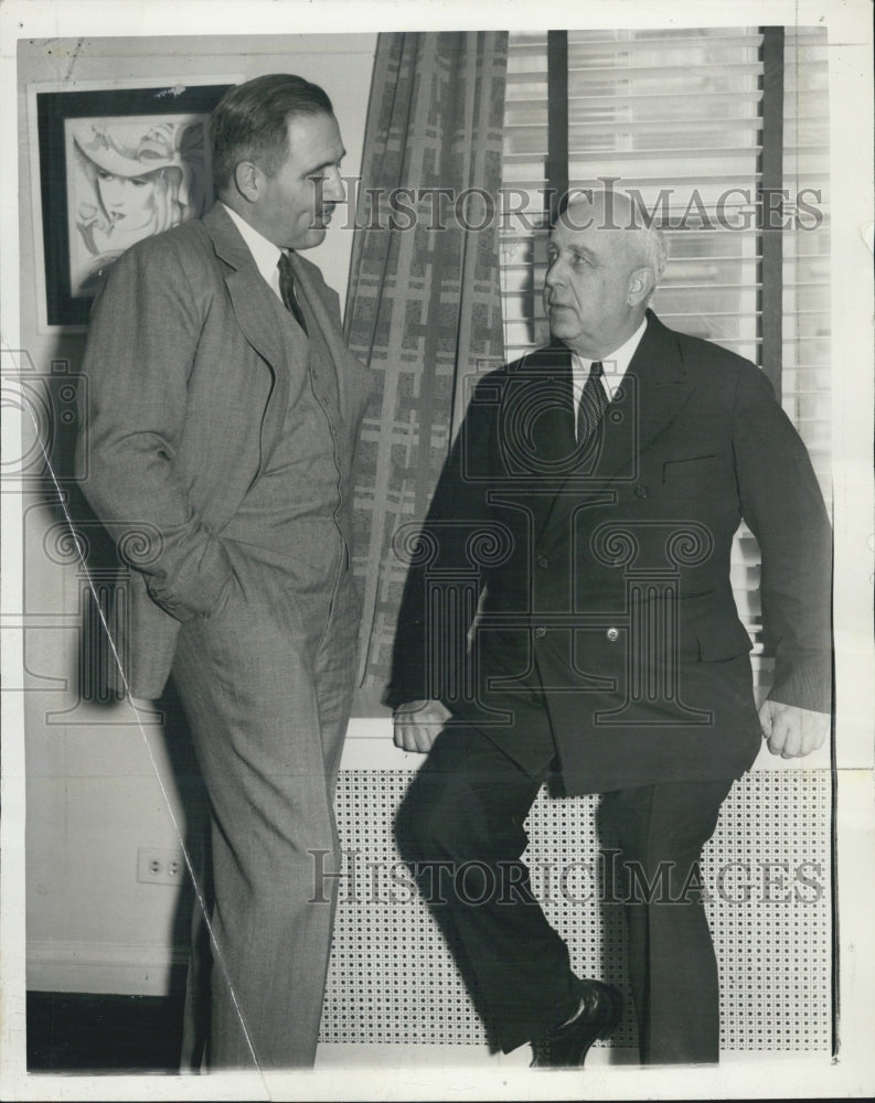 1938 P.W. Litchfield, Goodyear President and R.S. Wilson - Historic Images