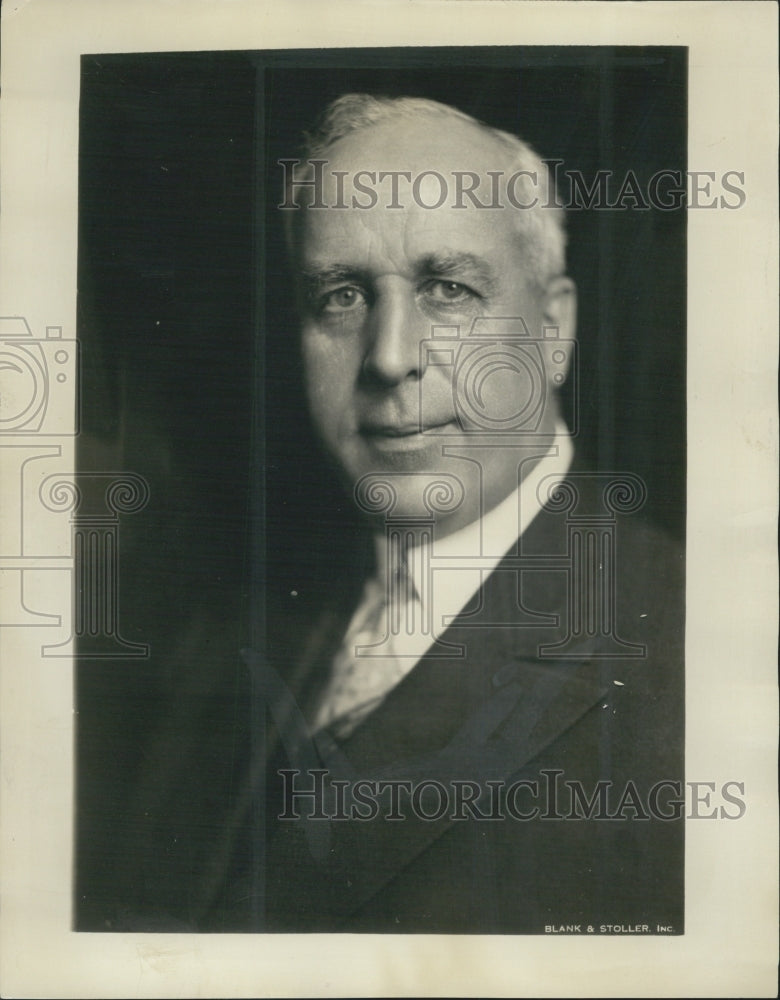 1931 Press Photo Goodyear Tire Rubber Company President P.W. Litchfield Portrait - Historic Images
