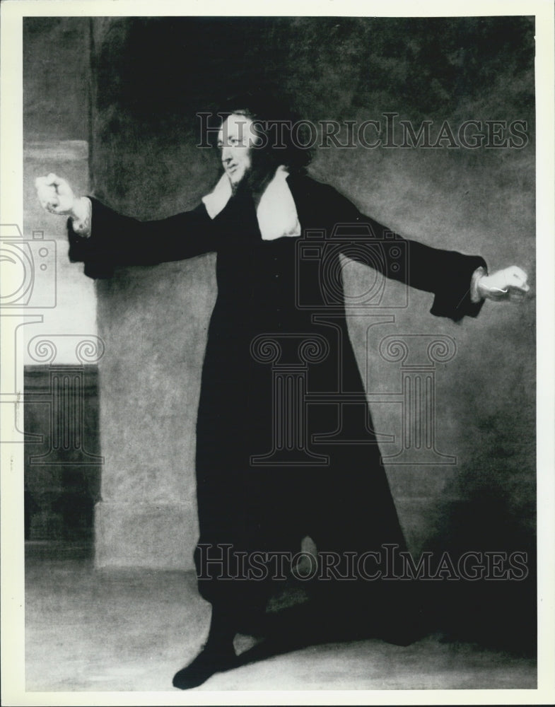 1986 Press Photo Johann Zoffany &quot;Charles Mackilin as Shylock&quot; - Historic Images