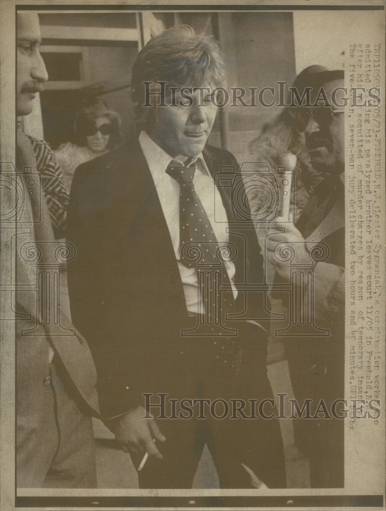 1973 Lester Zygmaniak Admitted Killing Paralyzed Brother Aquitted - Historic Images