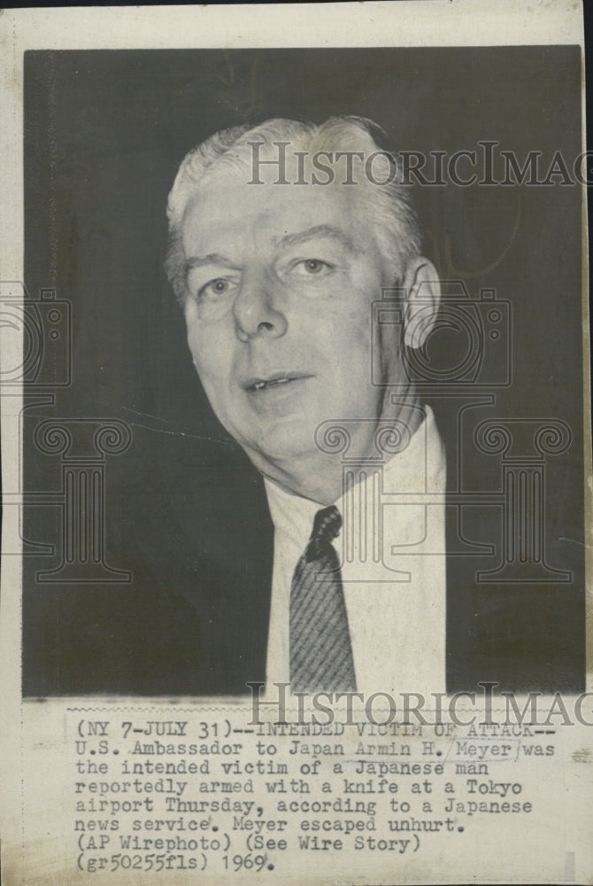 1969 U.S. Ambassador to Japan Armin H. Meye1969r - Historic Images